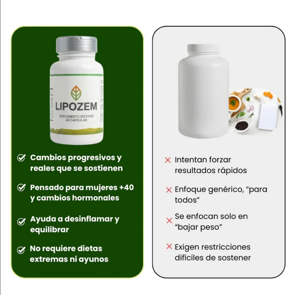 LIPOZEM®  | Menos hinchazón, menos peso, más vos.