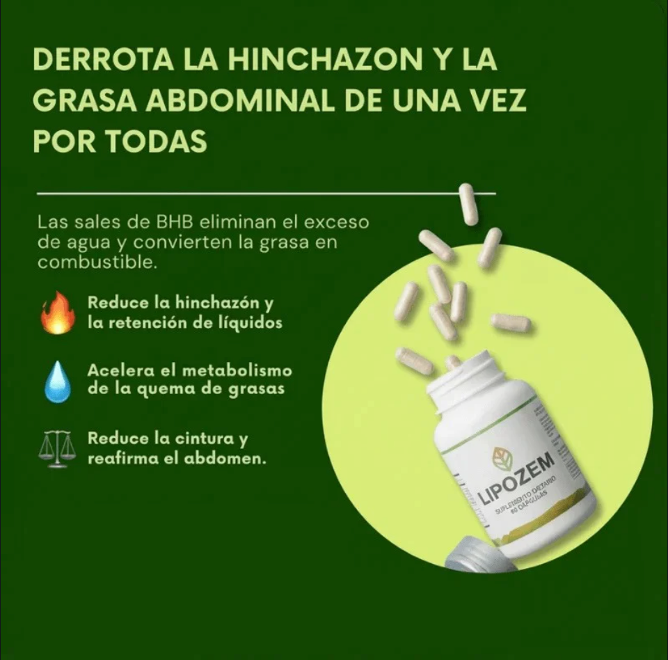 LIPOZEM®  | Menos hinchazón, menos peso, más vos.